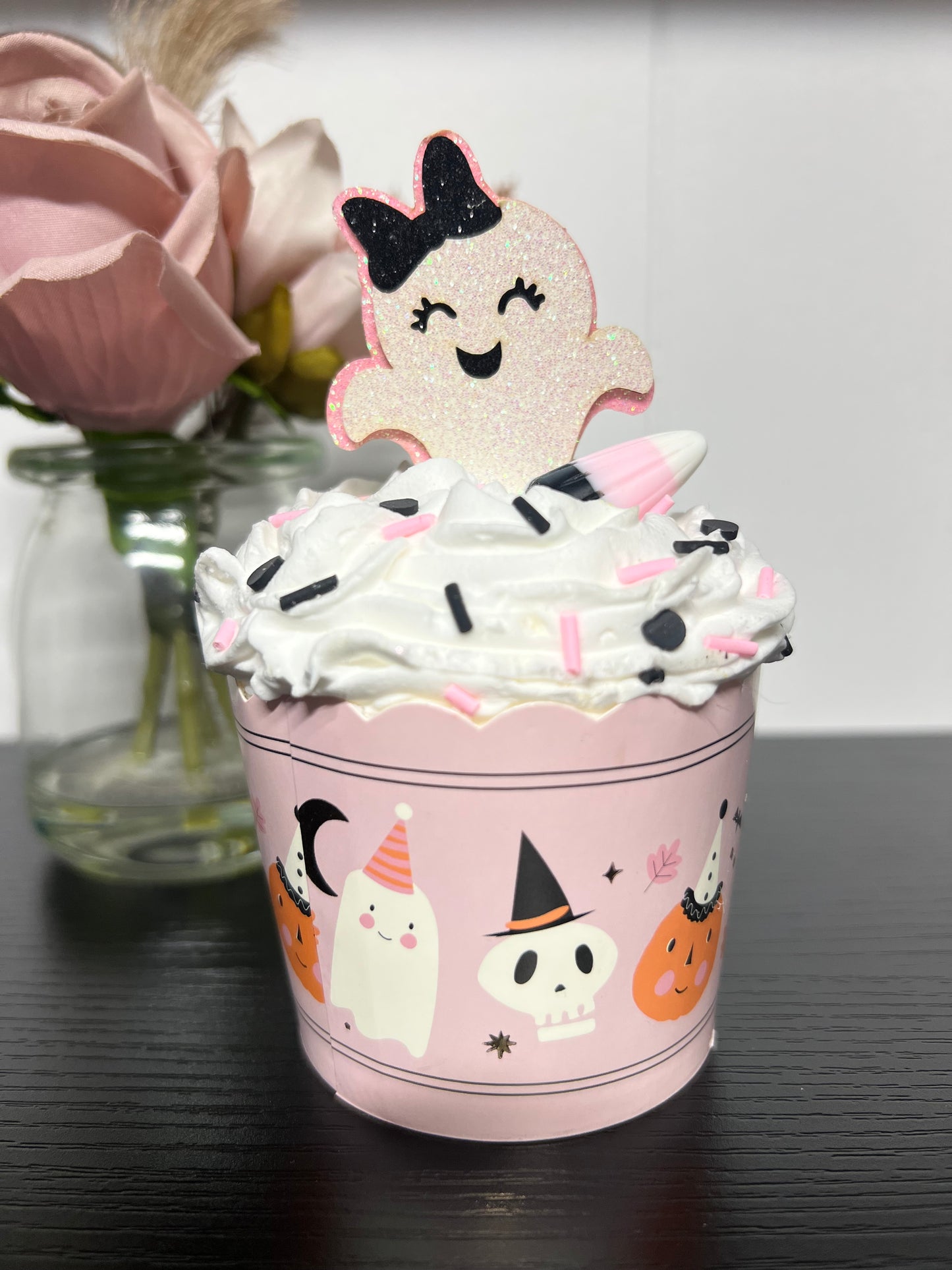 Faux Spooky Season Cupcakes