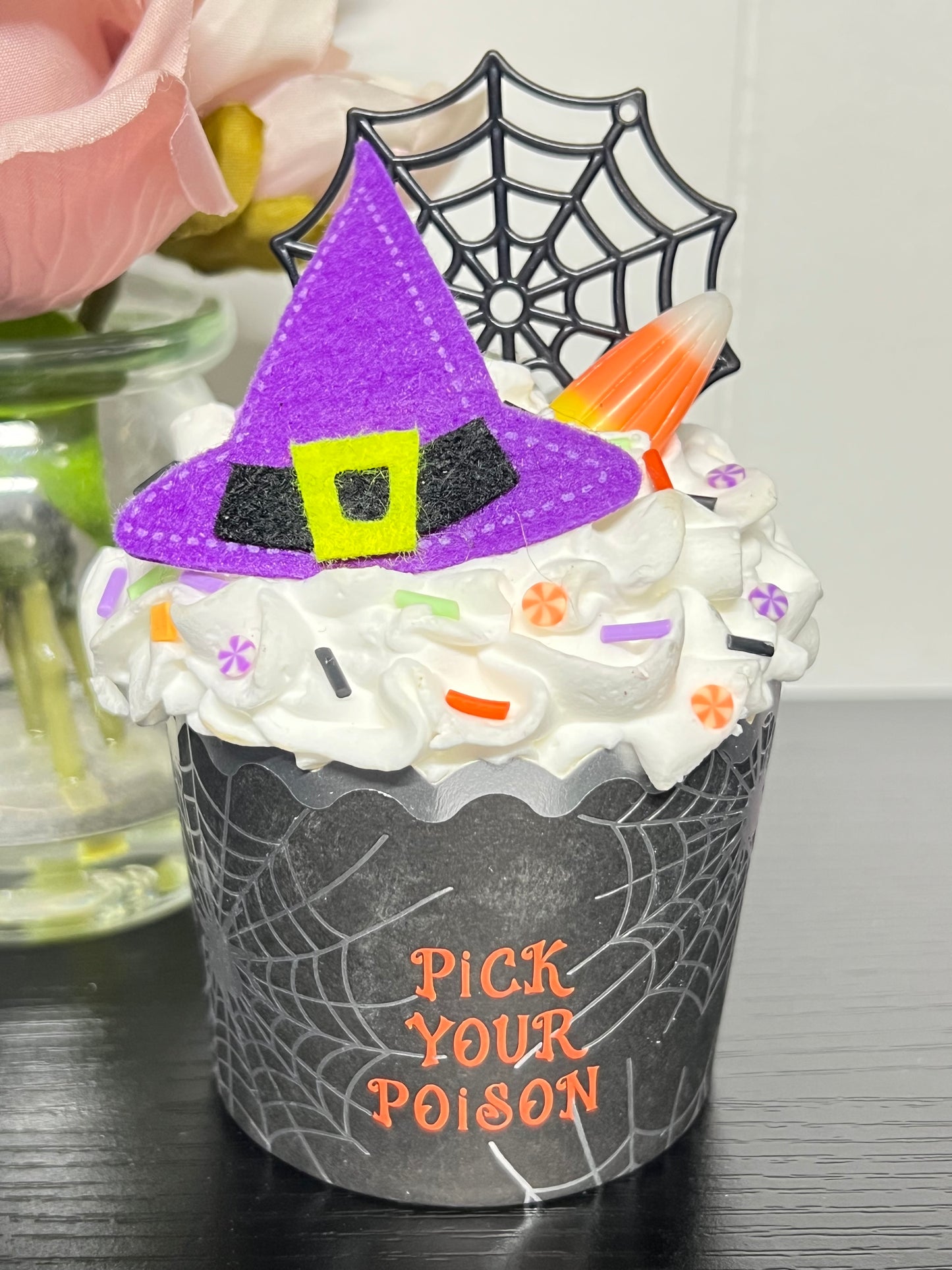 Faux Spooky Season Cupcakes