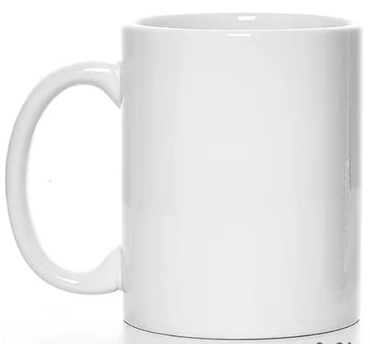 White Ceramic Coffee Mug 11oz